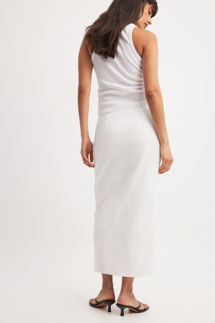 Slit Detail Midi Skirt Product Image