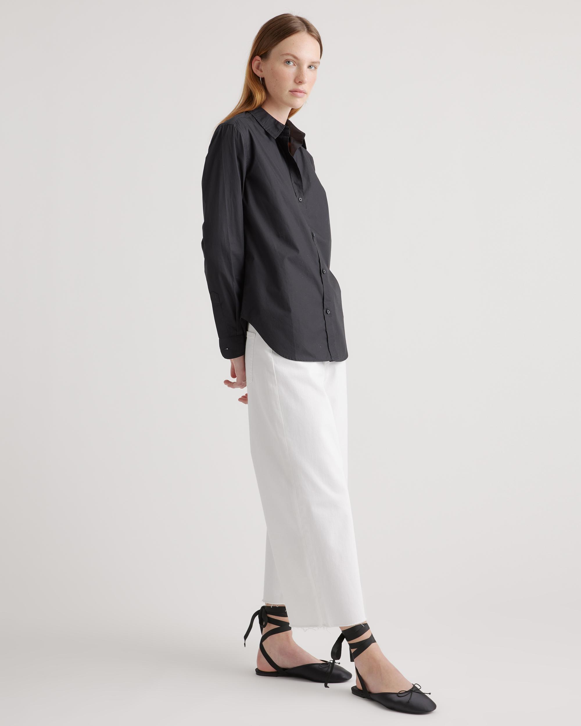 Quince | Women's Poplin Long Sleeve Shirt Size XL, Organic Cotton Product Image