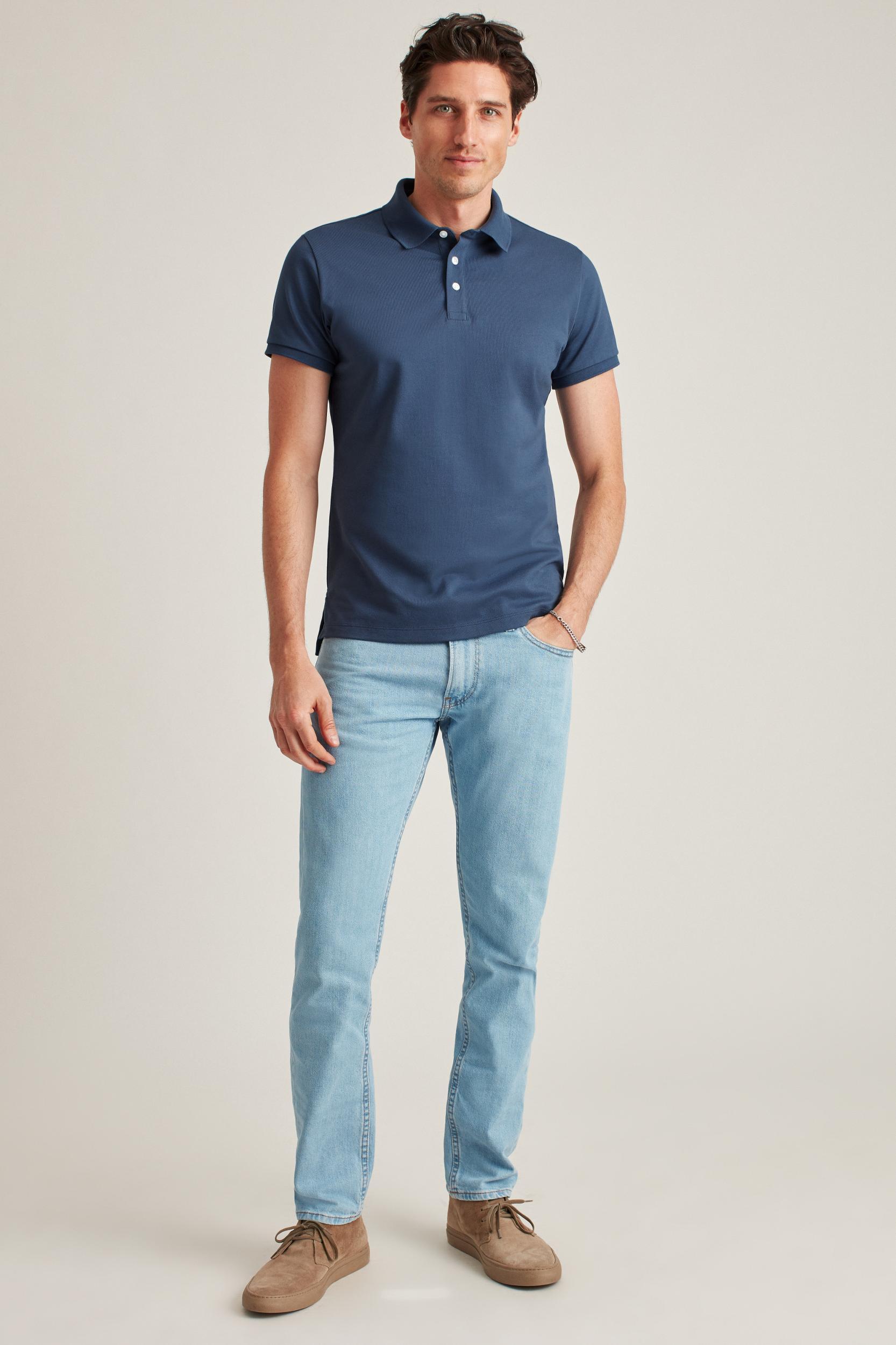 Stretch Pique Polo Product Image