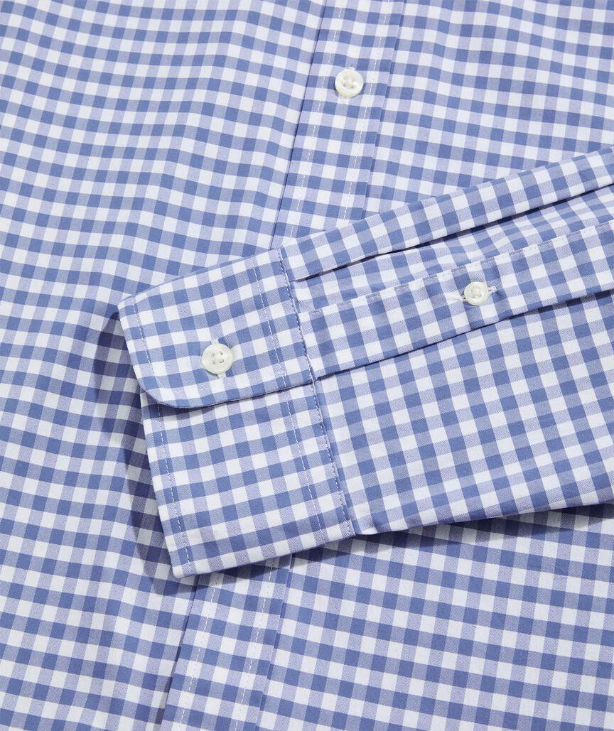 Skysail Gingham Performance Cotton Shirt Product Image