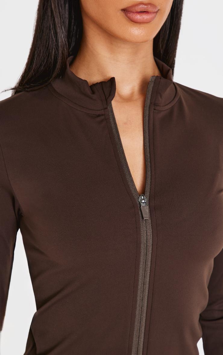 Petite Espresso Basic Sculpt Jacket Product Image