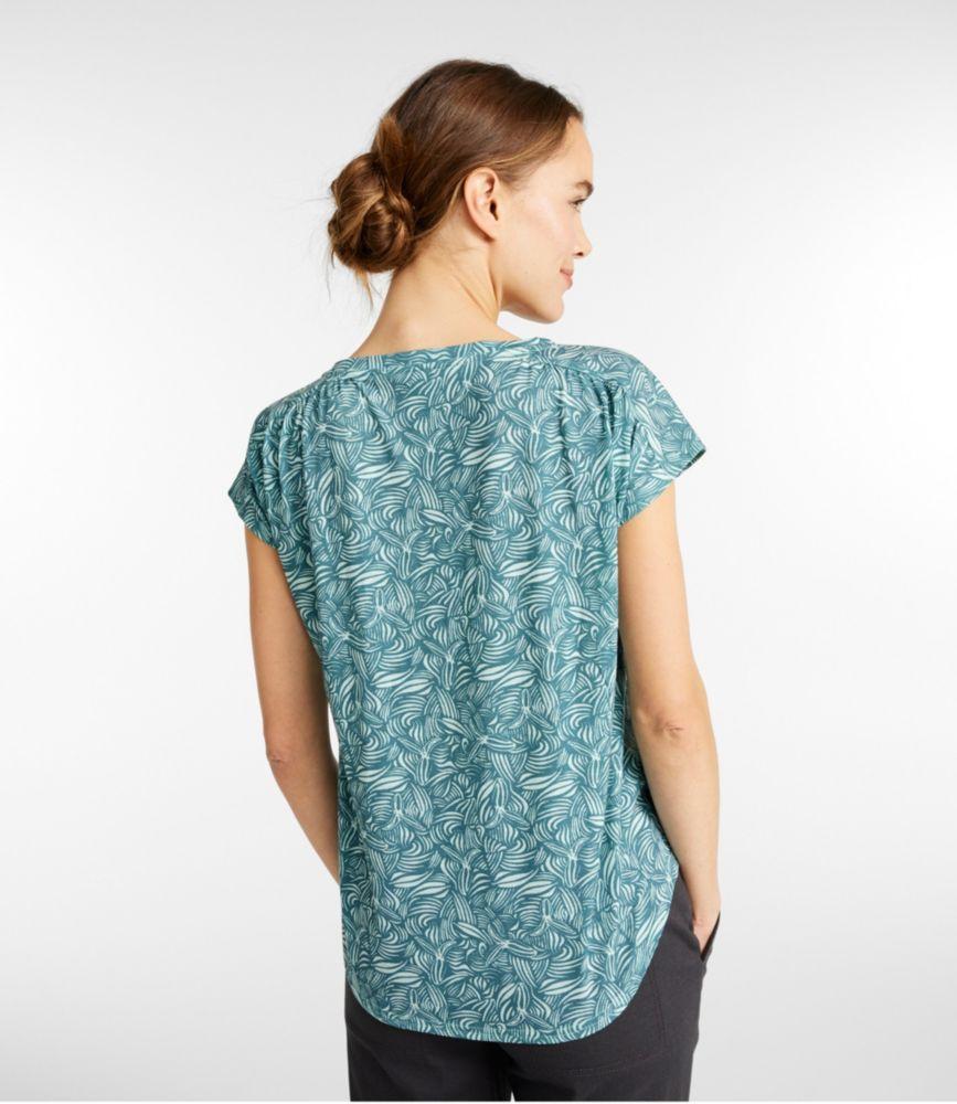 
                            
                                
                                    
                                
                            Women's Streamside Tee, Short-Sleeve Ruched Crew Print
                         Product Image