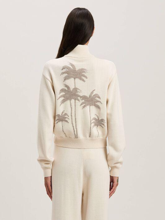 PALMS KNIT TRACK TOP Product Image
