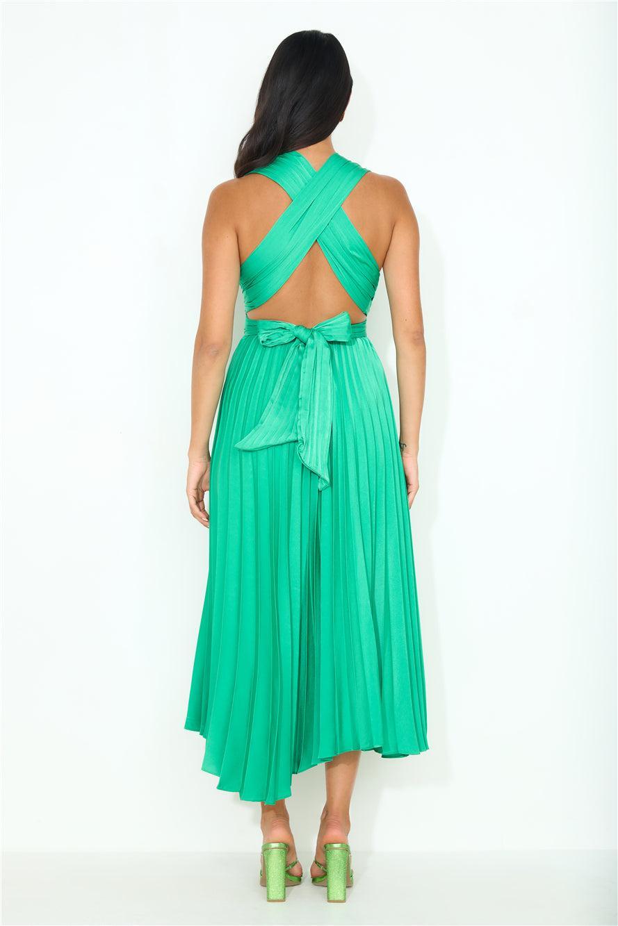 Fabulous 'Fit Midi Dress Green Product Image