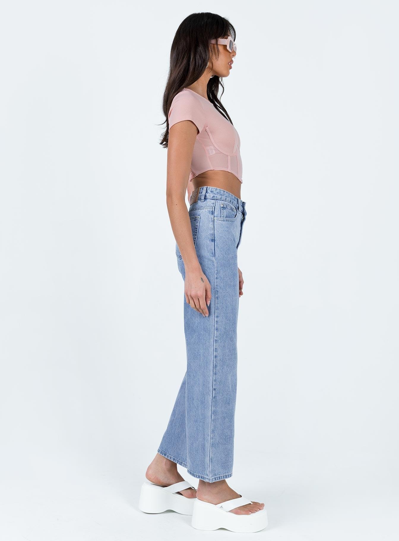 Denver Denim Jeans Mid Wash Product Image