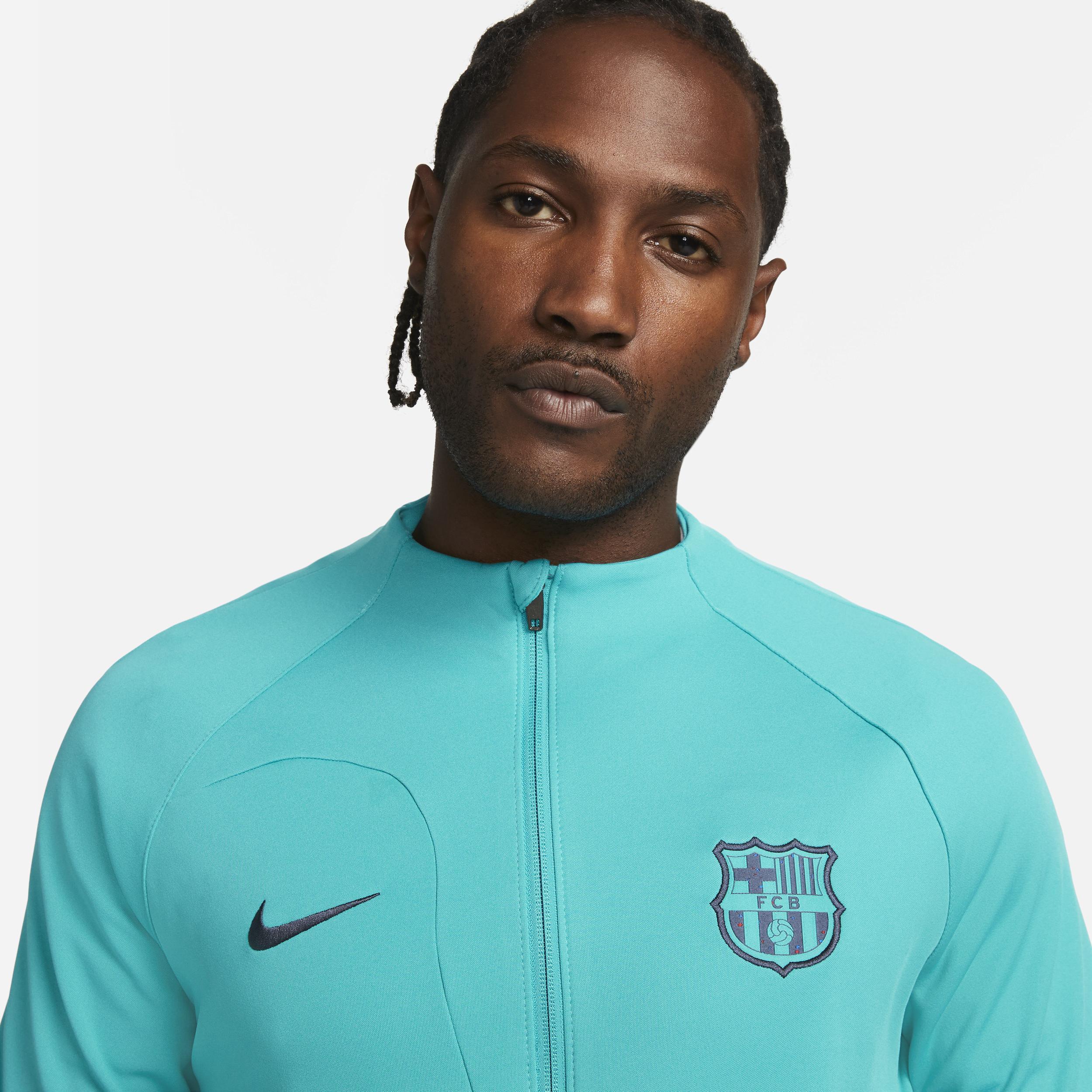 Men's Nike Turquoise Barcelona 2023/24 Academy Pro Anthem Full-Zip Jacket, Size: Medium, Bar Turquoise A Product Image
