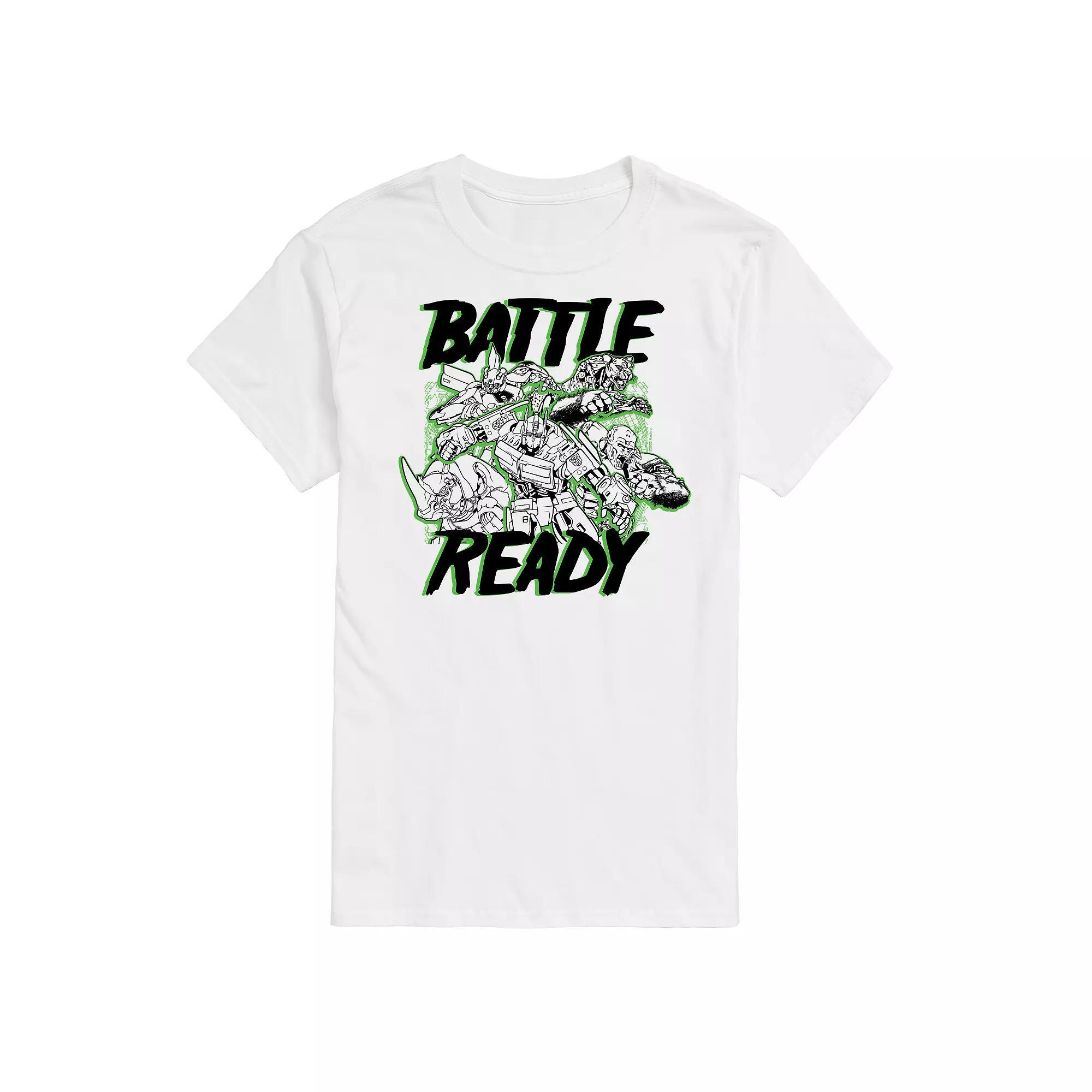 Big & Tall Transformers Battle Ready Graphic Tee, Mens Product Image