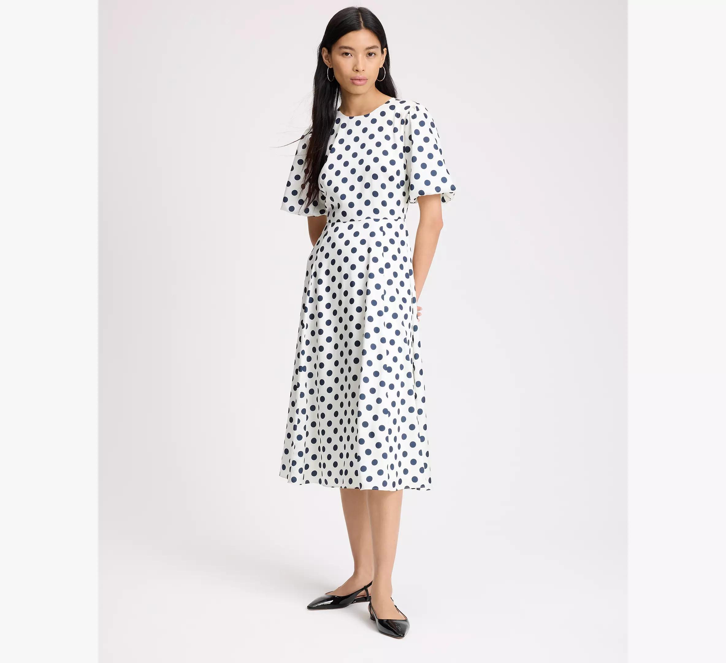 Breezy Dot Matinee Dress Product Image