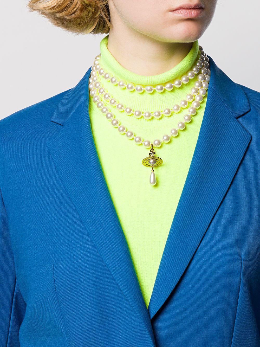 layered pearl necklace Product Image