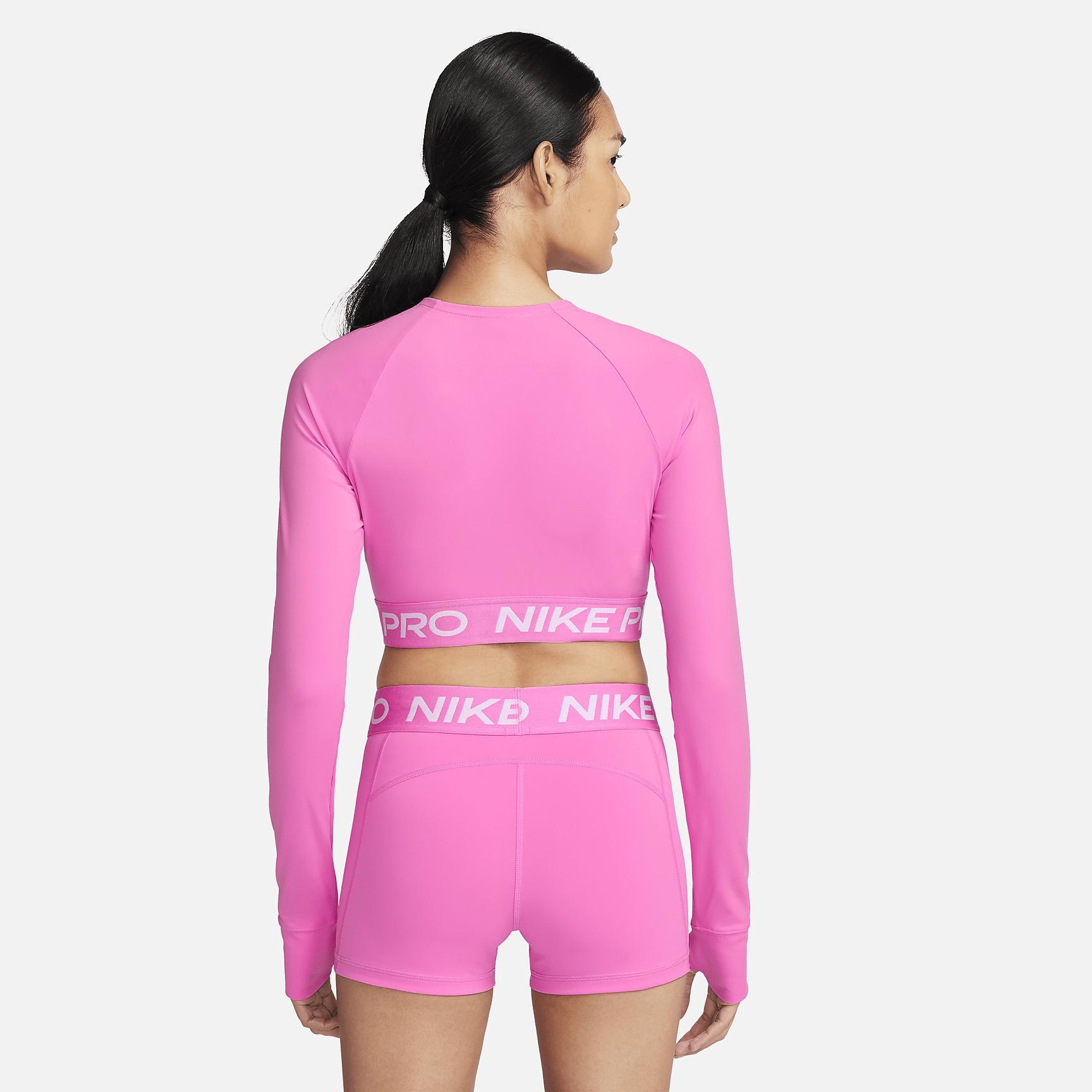 Nike Pro Women's Dri-FIT Cropped Long-Sleeve Top Product Image