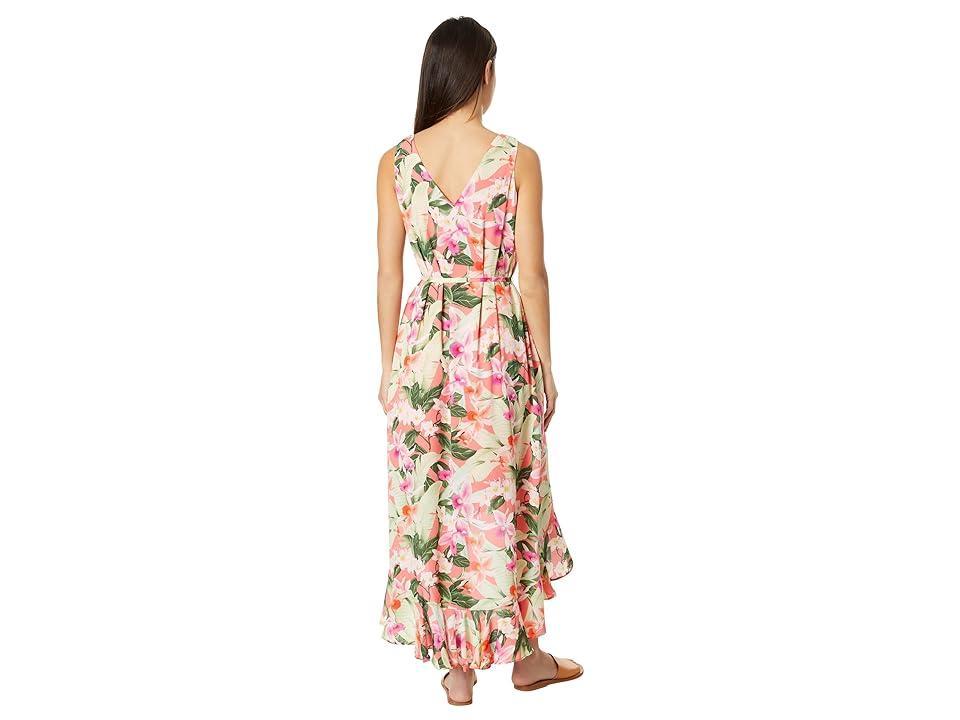 Tommy Bahama Legacy Blooms SL Maxi Dress (Pure Coral) Women's Dress Product Image
