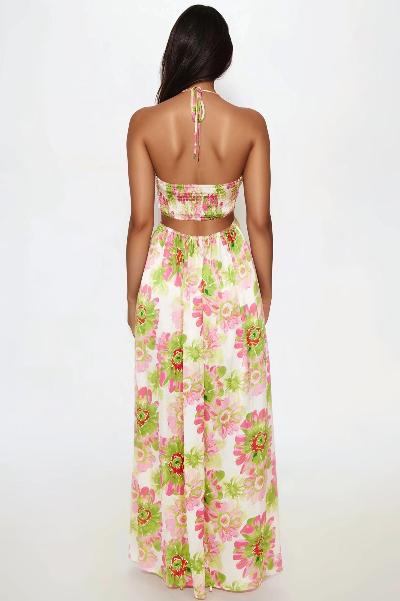 Georgina Floral Maxi Dress - Multi Color Product Image