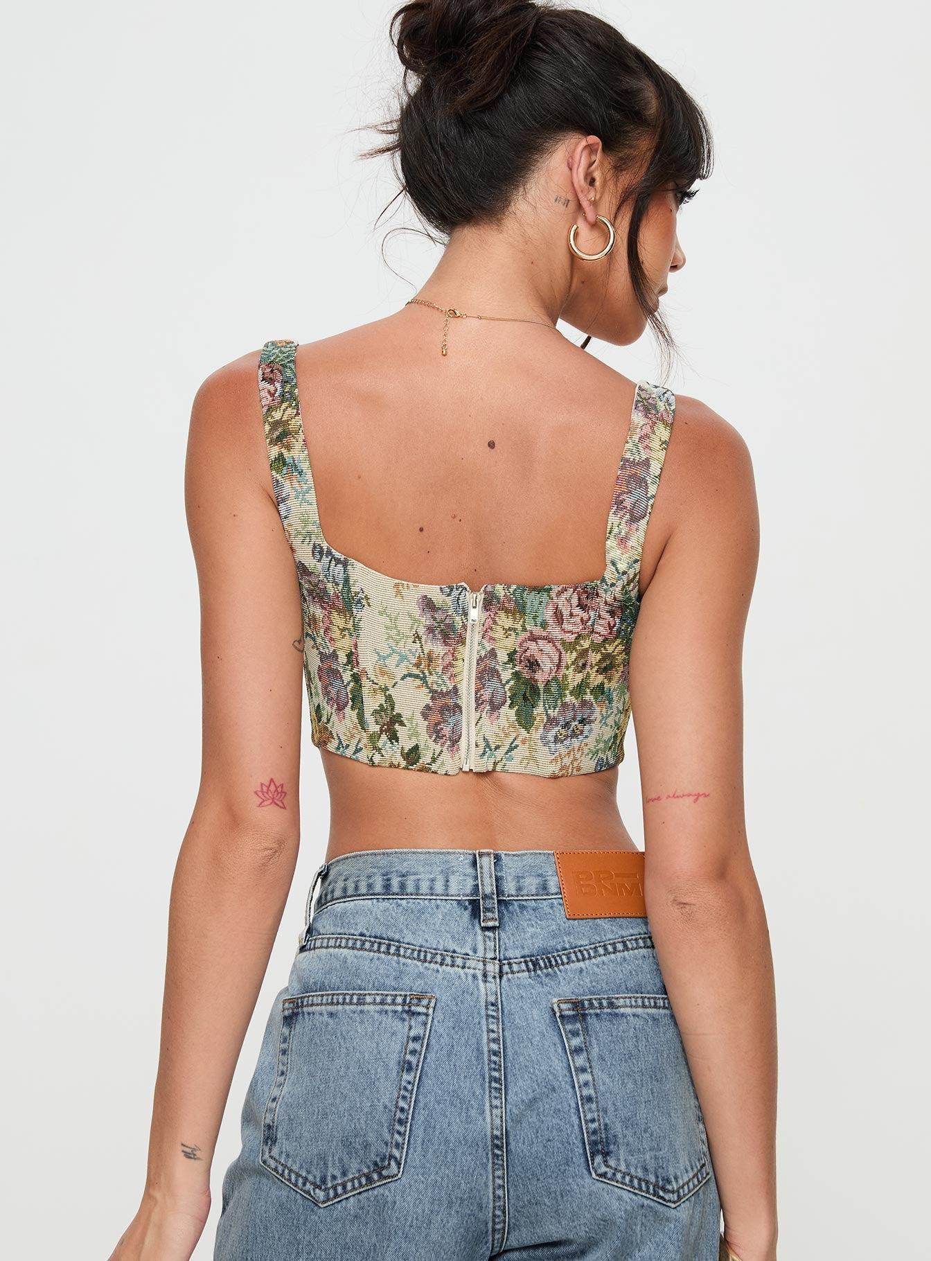 Tender Heart Corset Top Multi Product Image