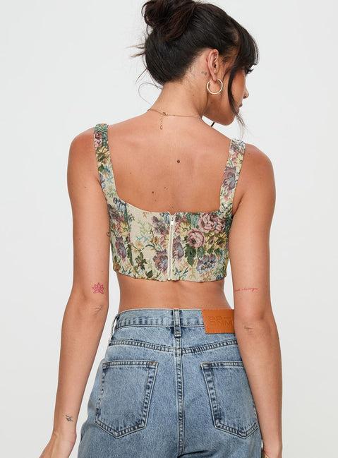 Tender Heart Corset Top Multi Product Image