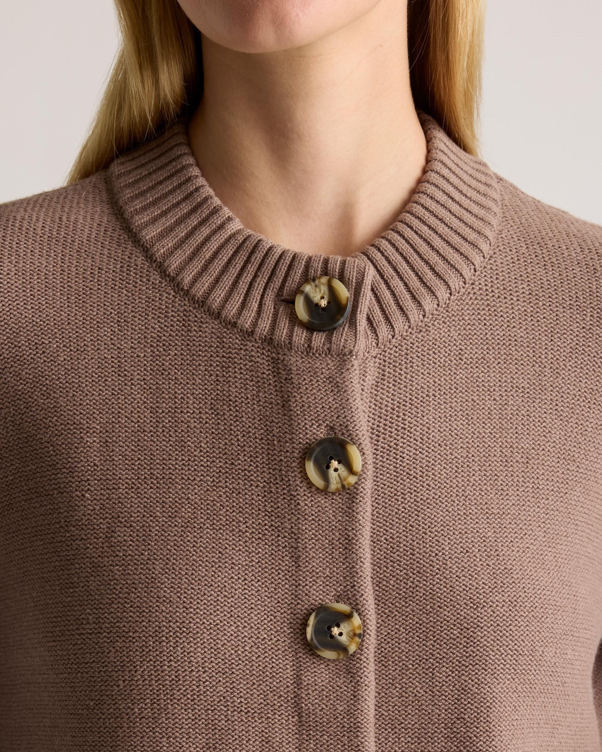 Quince | Women's Cropped Cardigan Sweater Organic Cotton Product Image
