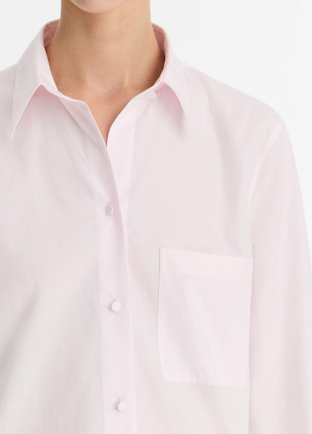 Womens Relaxed Straight Cotton Shirt Product Image