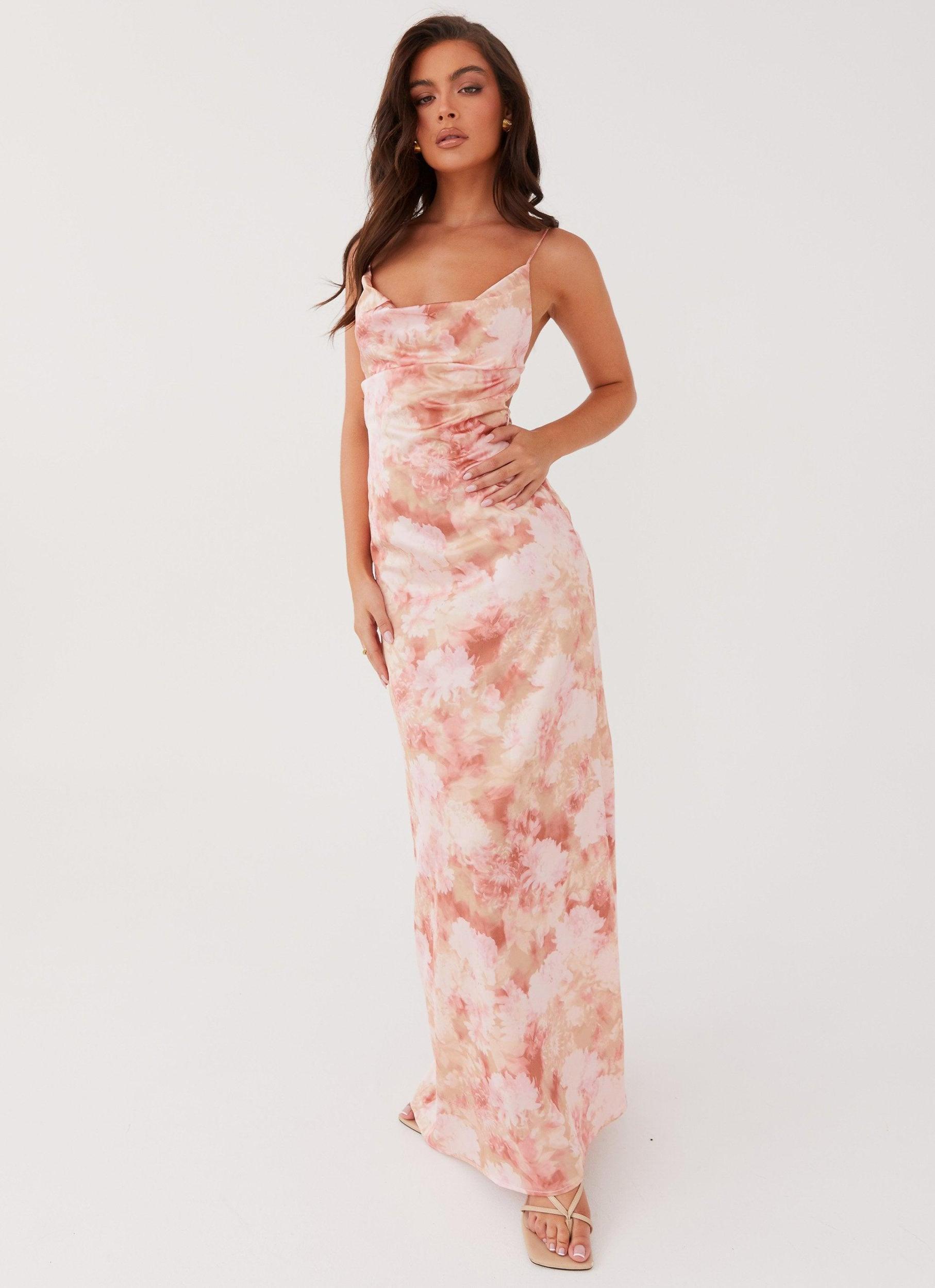Dancing In The Sky Maxi Dress - Flower Garden Product Image