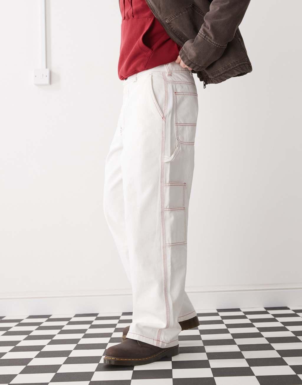 Dickies Painter denim pants in white Product Image