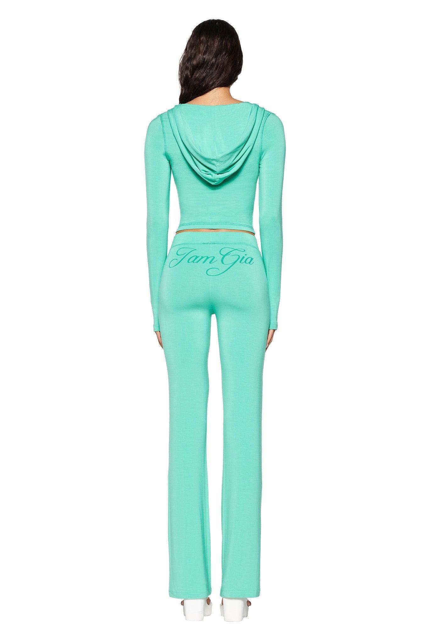 BLARE TRACKPANT - GREEN : TURQUOISE : TEAL Product Image