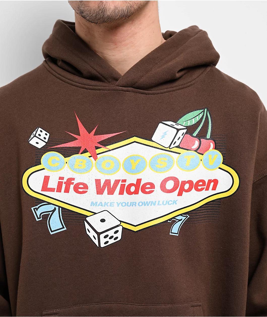CboysTV Vegas Brown Hoodie Product Image