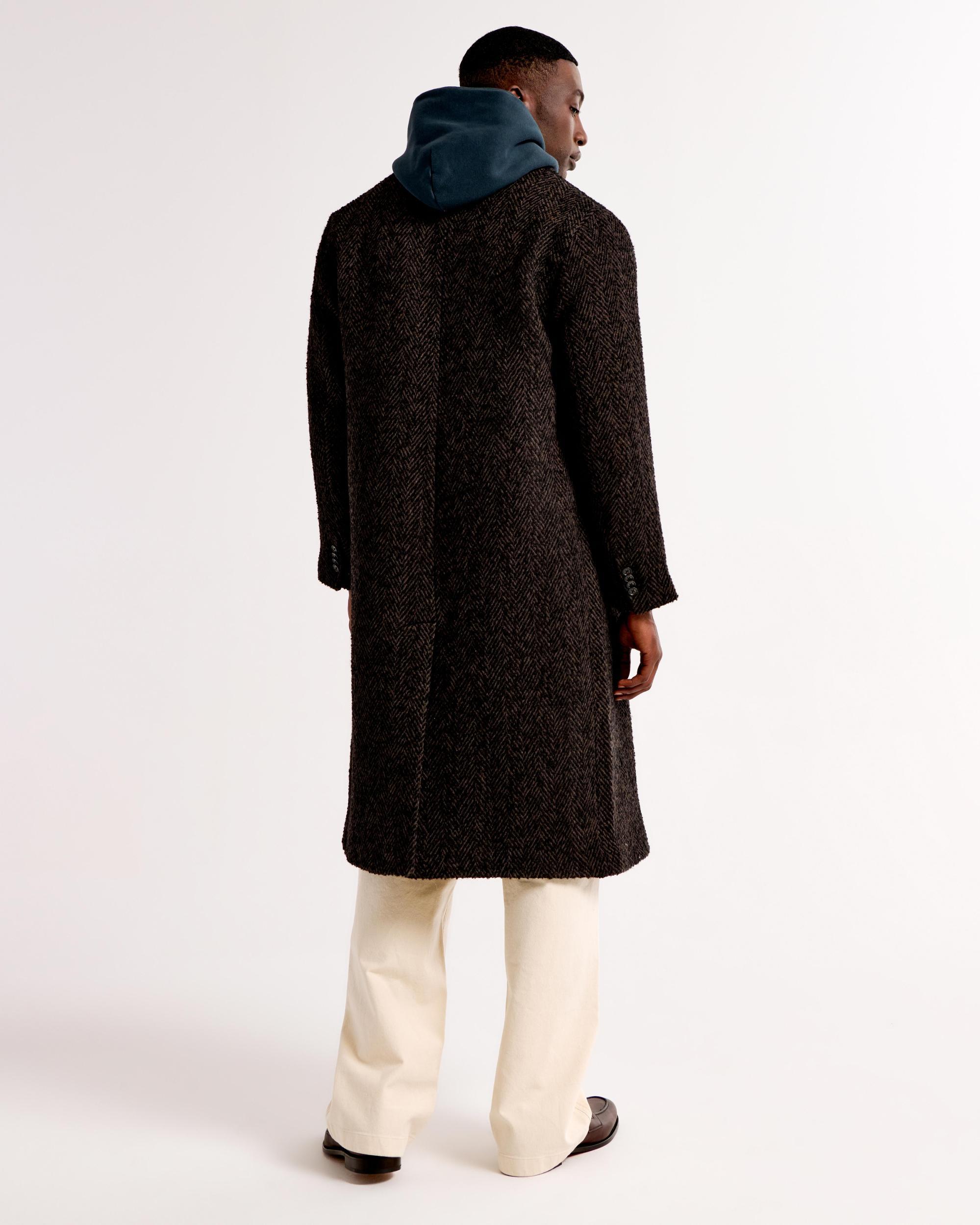 Double-Breasted Long Coat Product Image
