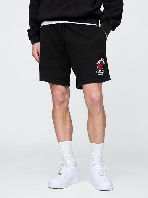 NBA Miami Heat Logo Heavyweight Sweat Shorts Product Image