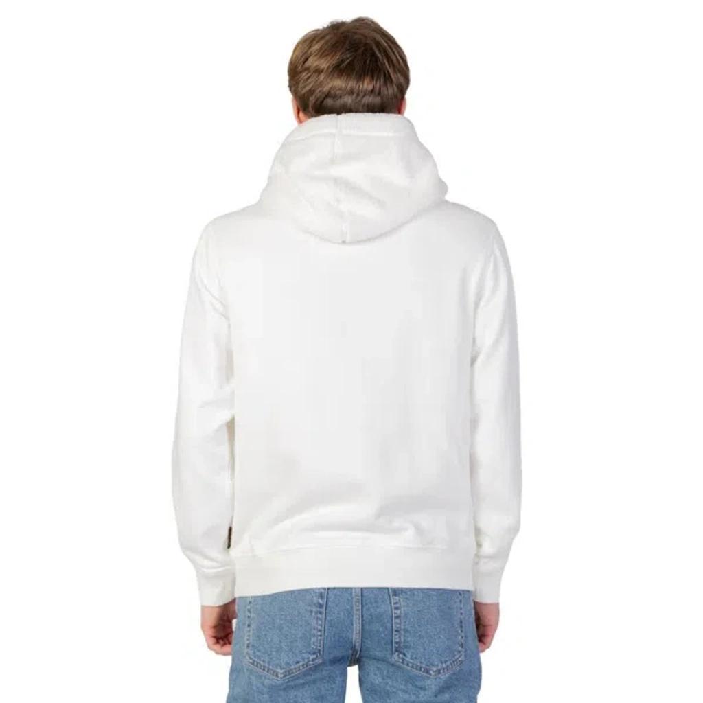 HUGO BOSS Cream Cotton Men's Sweater Product Image
