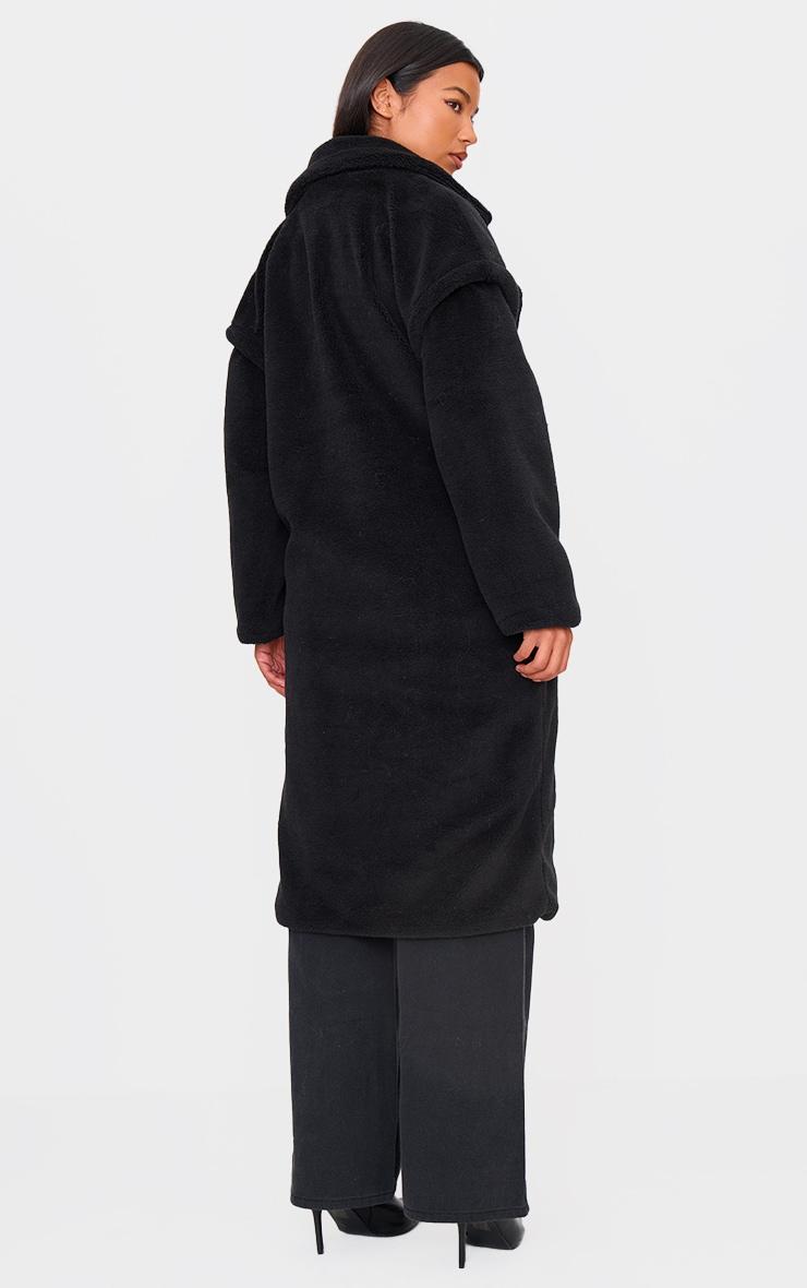 Black Borg Teddy Bear Coat Product Image