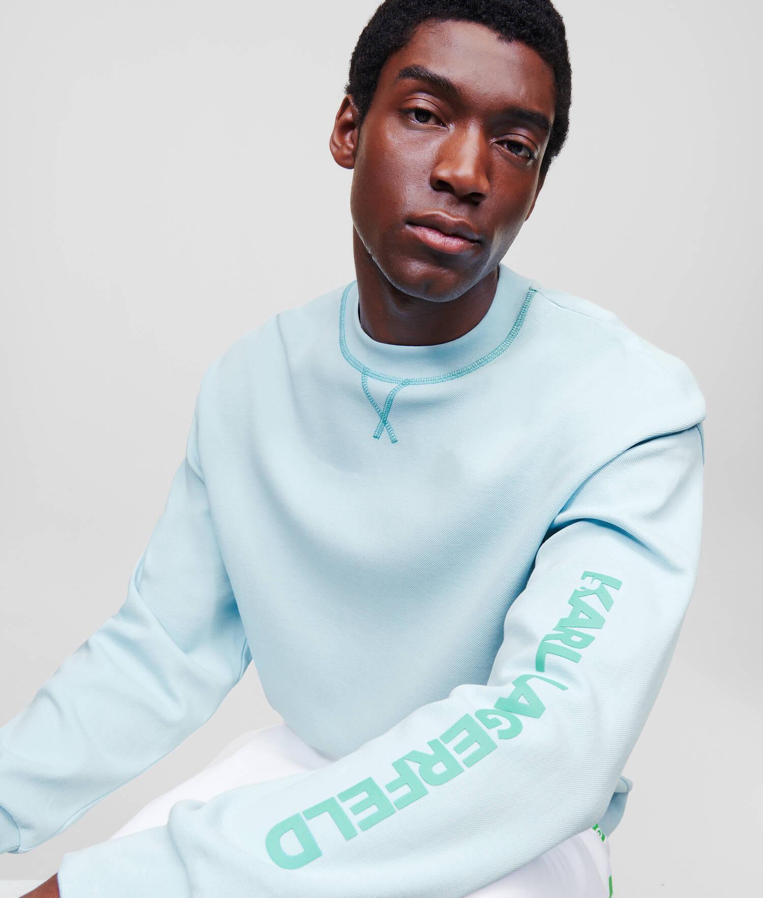 KARL LOGO PIQUÉ SWEATSHIRT Product Image