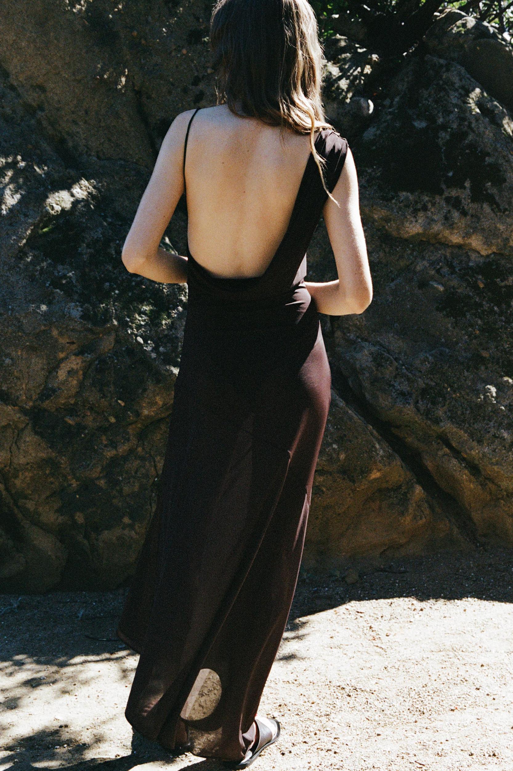 LONG ASYMMETRICAL DRESS Product Image