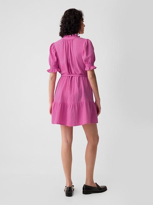 Crinkle Gauze Mini Dress Product Image