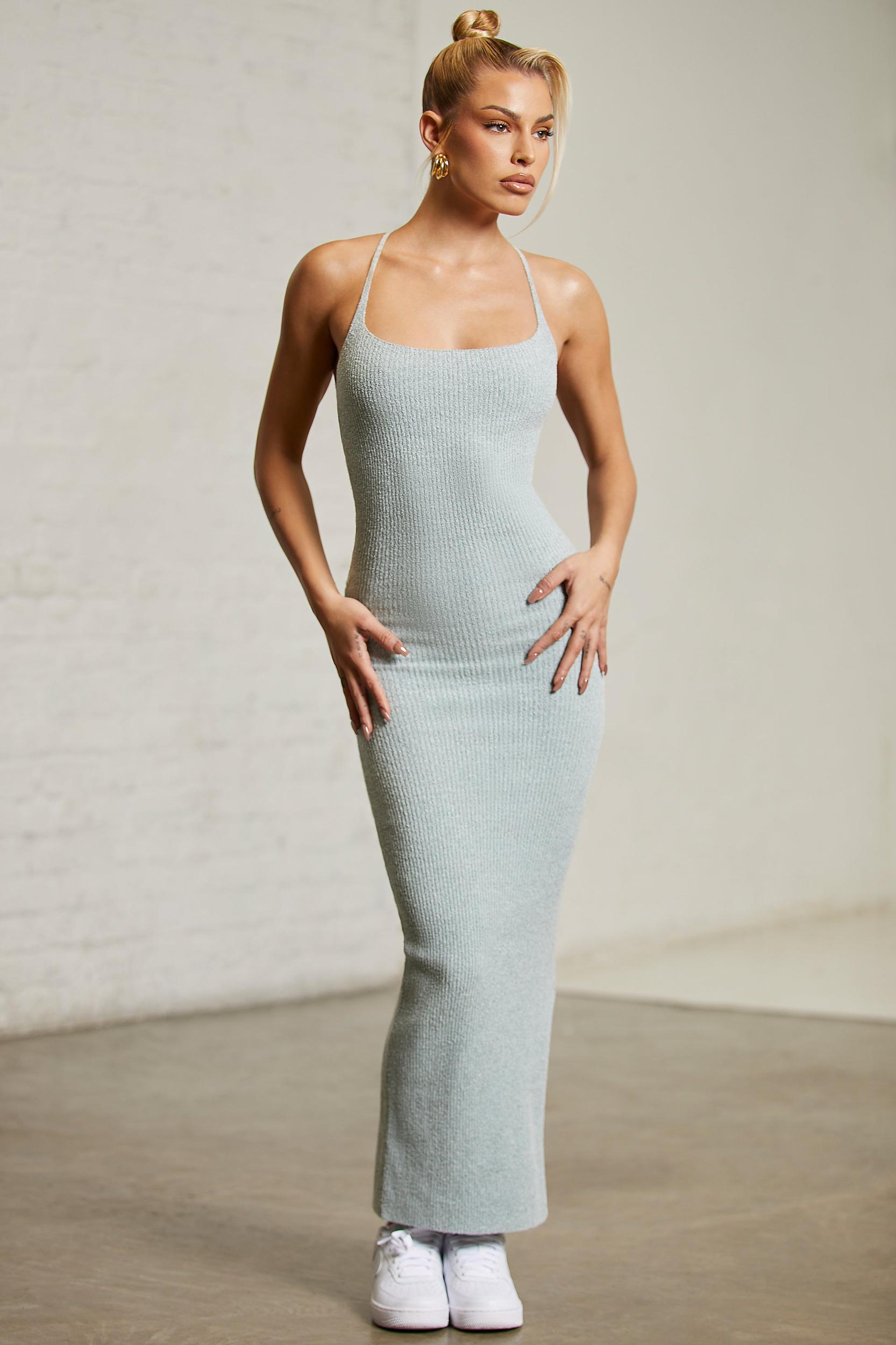 Low Back Maxi Dress in Mint Product Image
