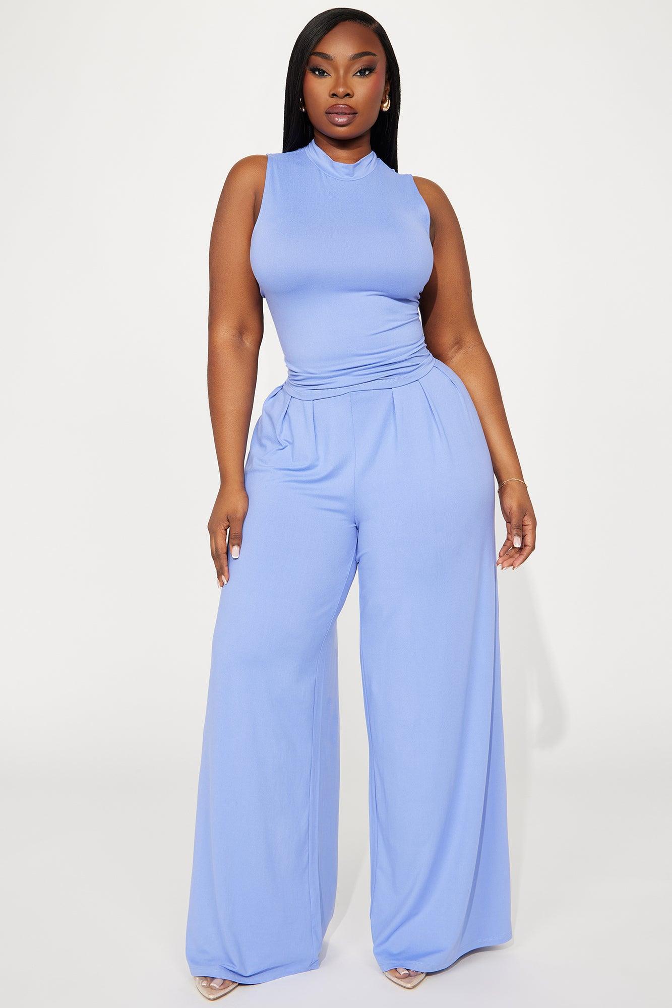 Endless Moment Pant Set - Periwinkle Product Image