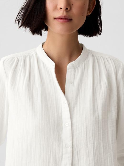 Crinkle Gauze Shirt Product Image