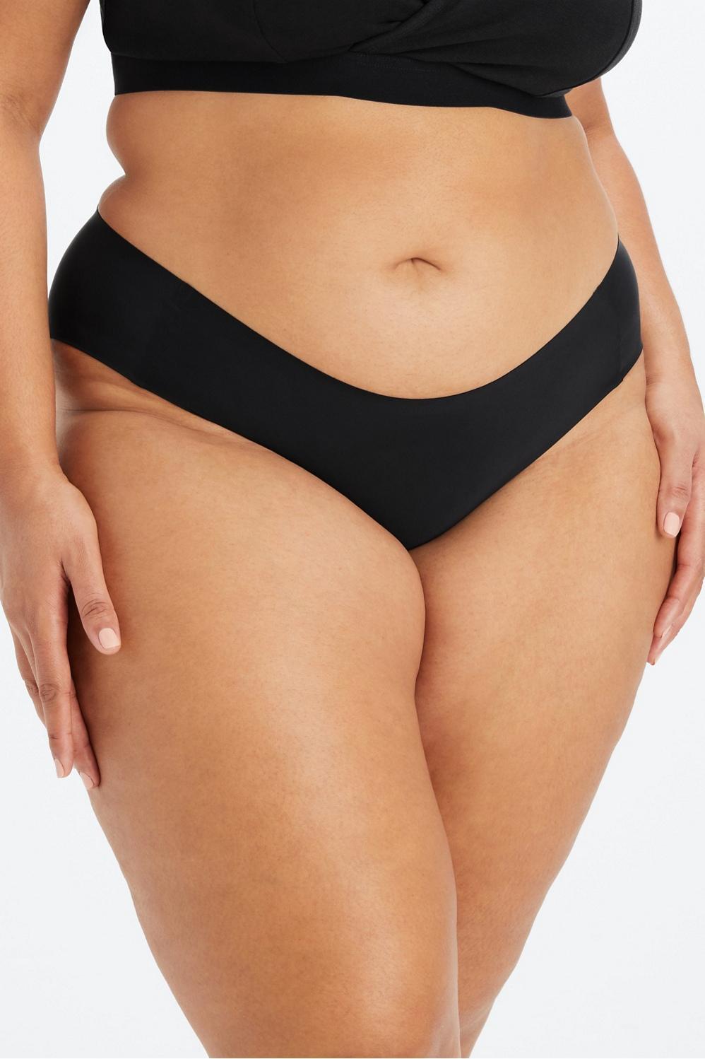 Fabletics The No Show Brief Womens black Size XXL Product Image