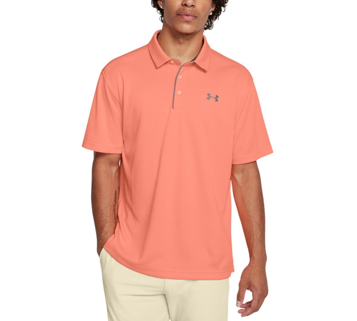 Men's Under Armour Tech Polo, Size: XXL, Multi Orange Product Image