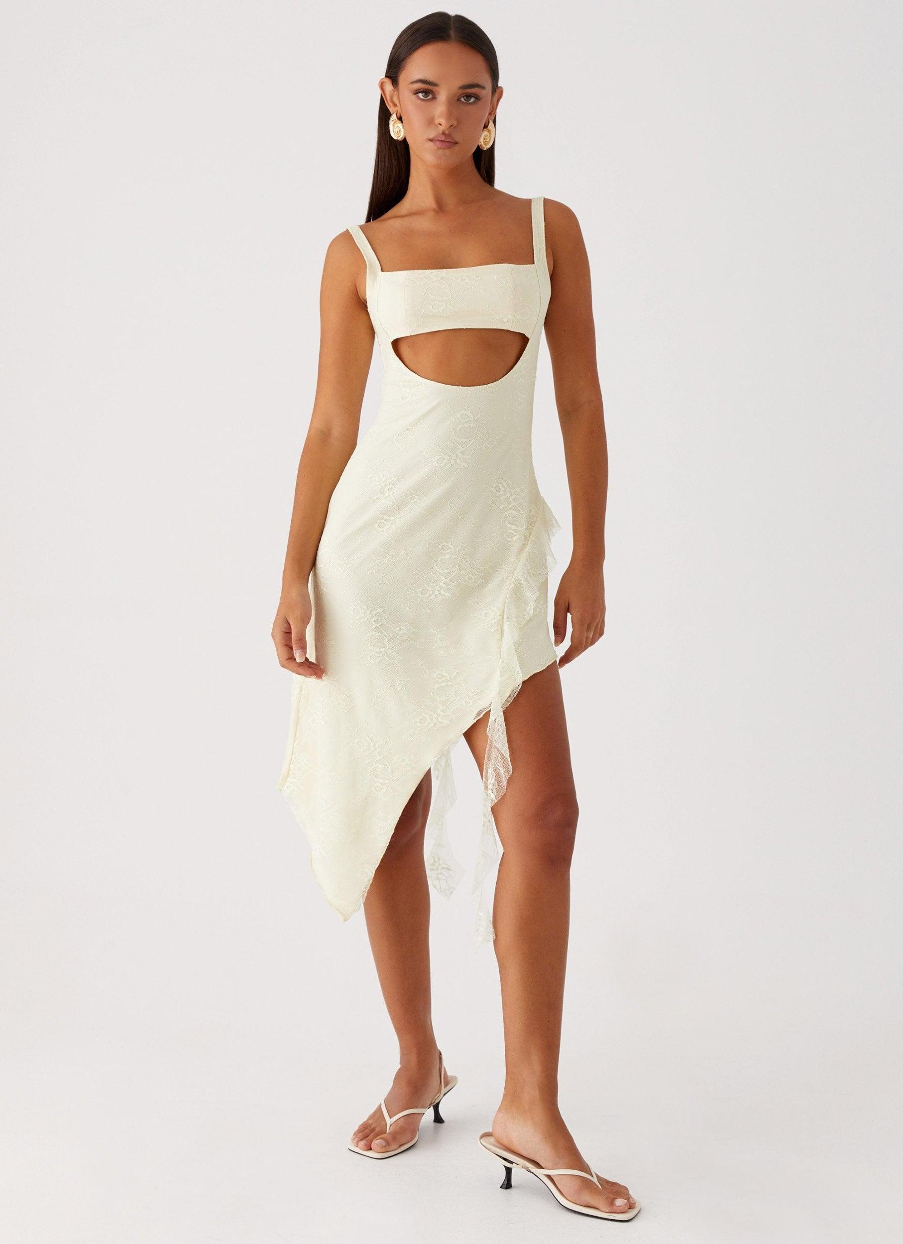Patricia Midi Dress - Yellow Product Image