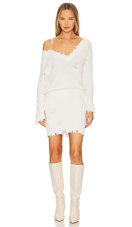 SER.O.YA Maude Sweater Dress in Black - Black. Size S (also in L, M). Product Image