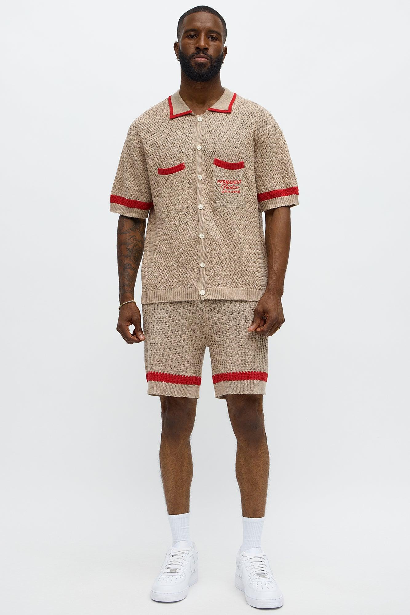 Relaxed Fit Margarita Button Up Shirt - Tan/Multi Product Image