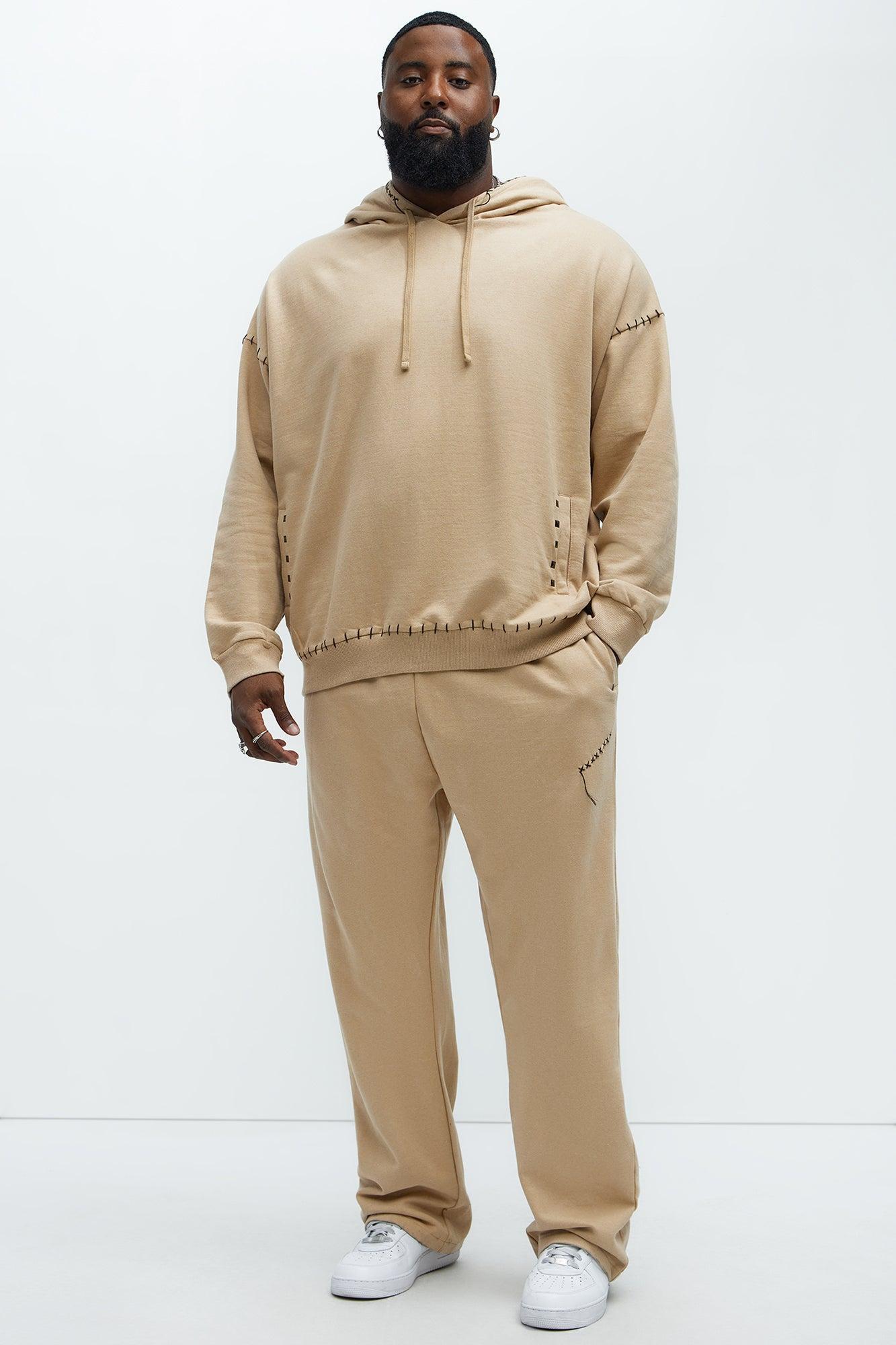Fresh Studded Sweatpants - Brown Product Image