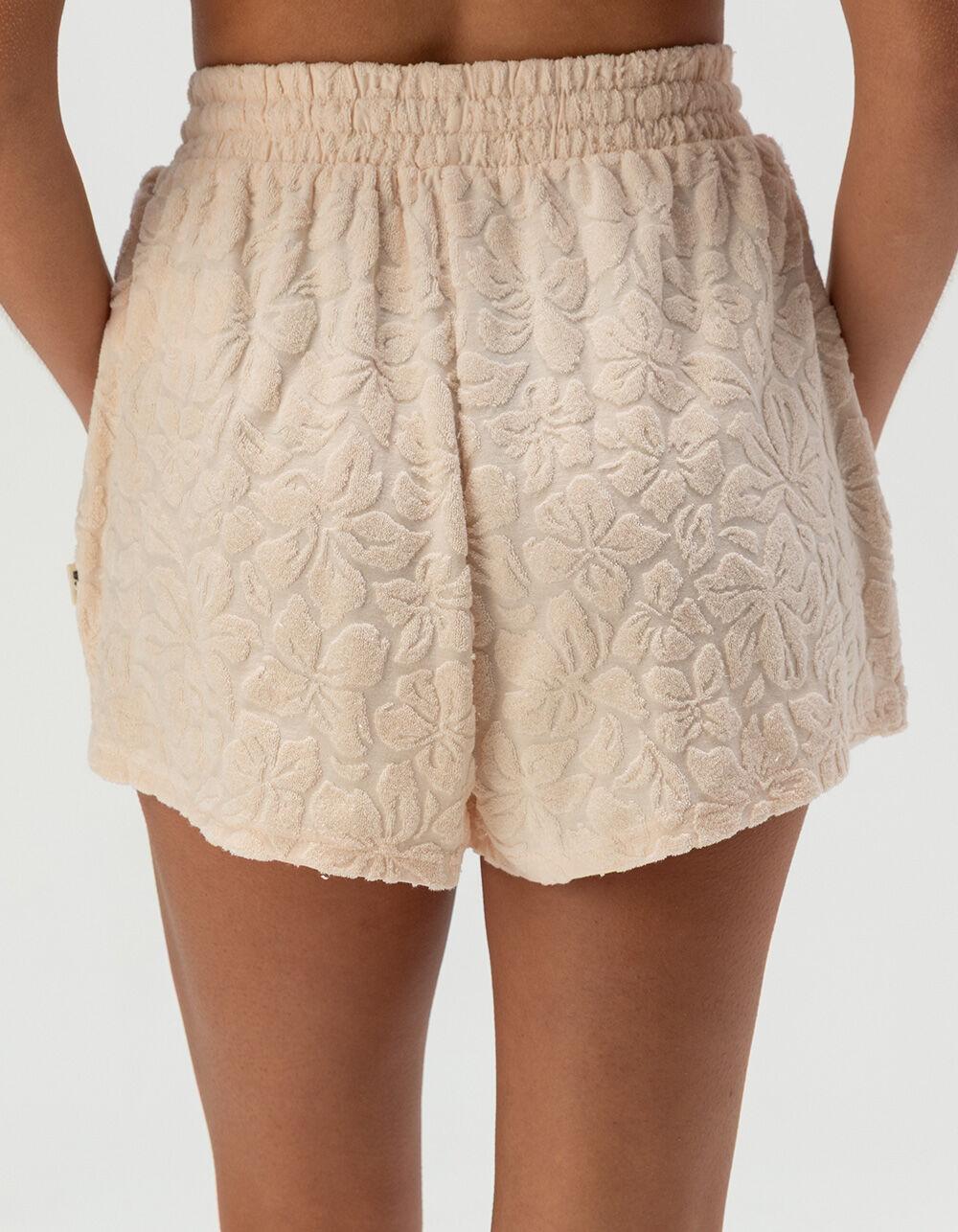 RIP CURL Las Dalias Womens Terry Shorts - OFF WHITE Product Image