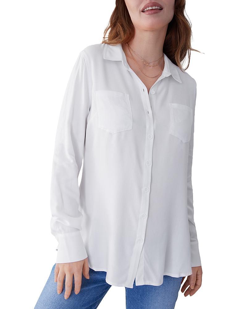 Ingrid & Isabel Classic Button Down Shirt White XS Product Image