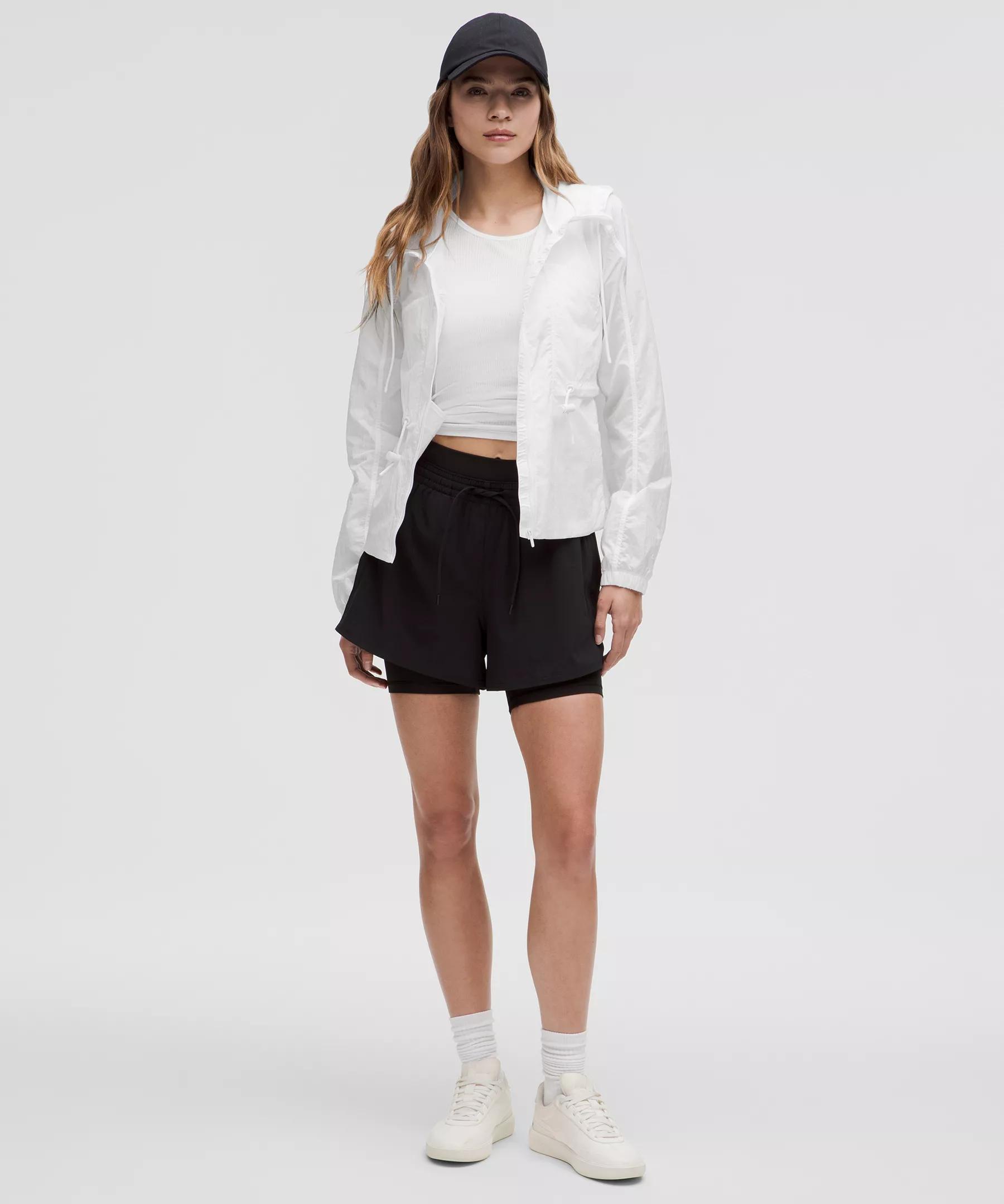 Drawstring Water-Resistant Hooded Jacket Product Image