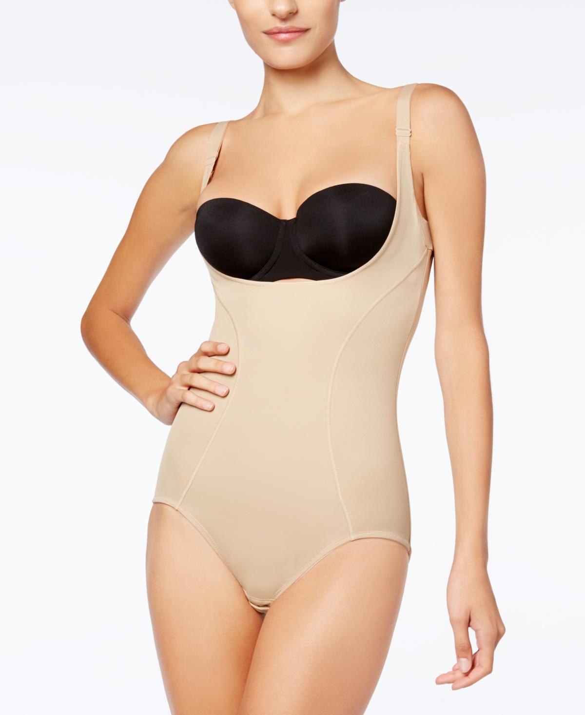 Maidenform Firm Control Shapewear Open Bust Body Shaper 2656, Women's, Size: XL, Body Beige Product Image