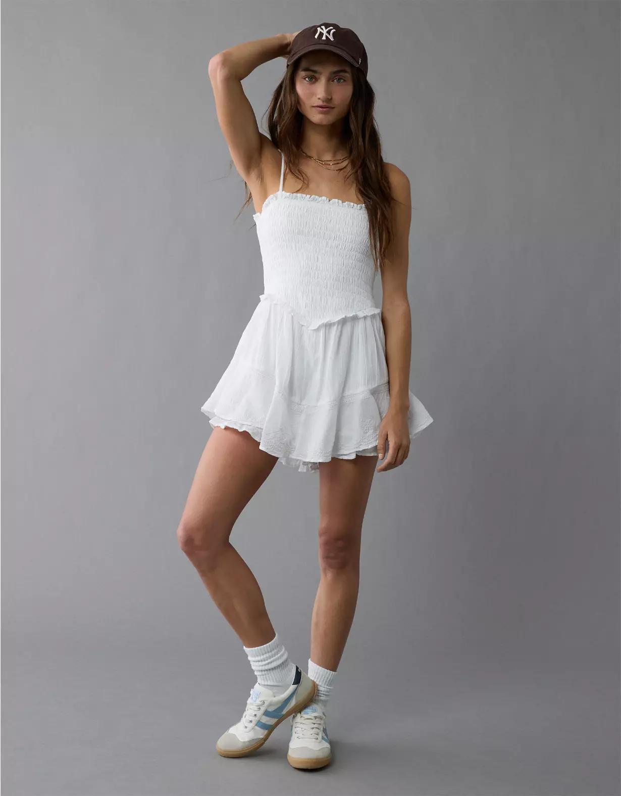 AE Bella Ruffle Tiered Romper Product Image