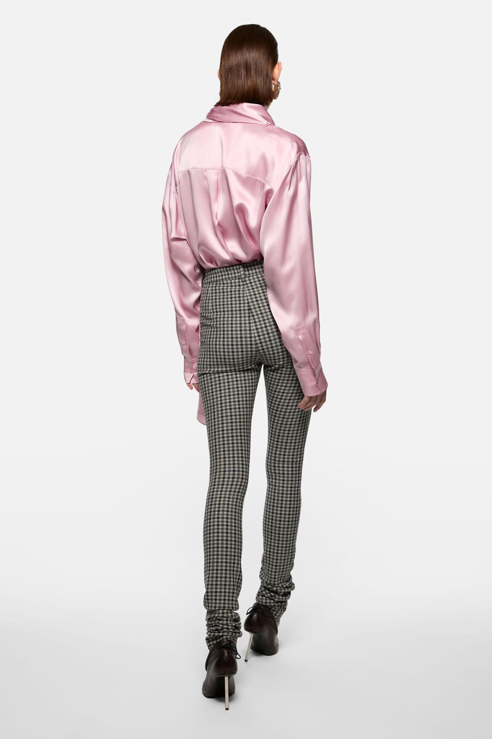 Layered Satin Blouse Product Image