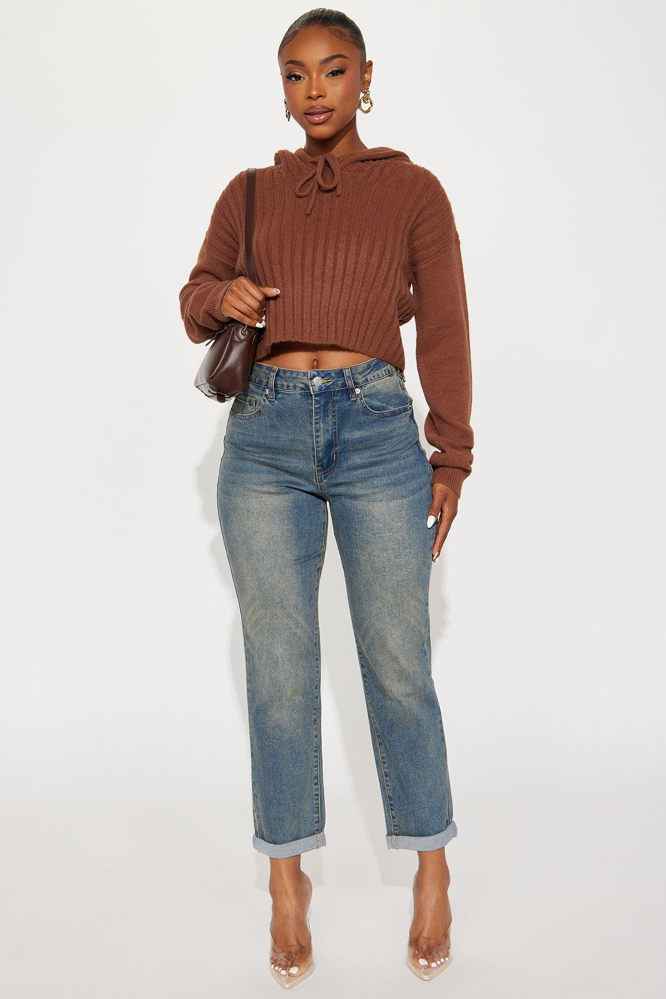 Coco Hooded Sweater - Mocha Product Image