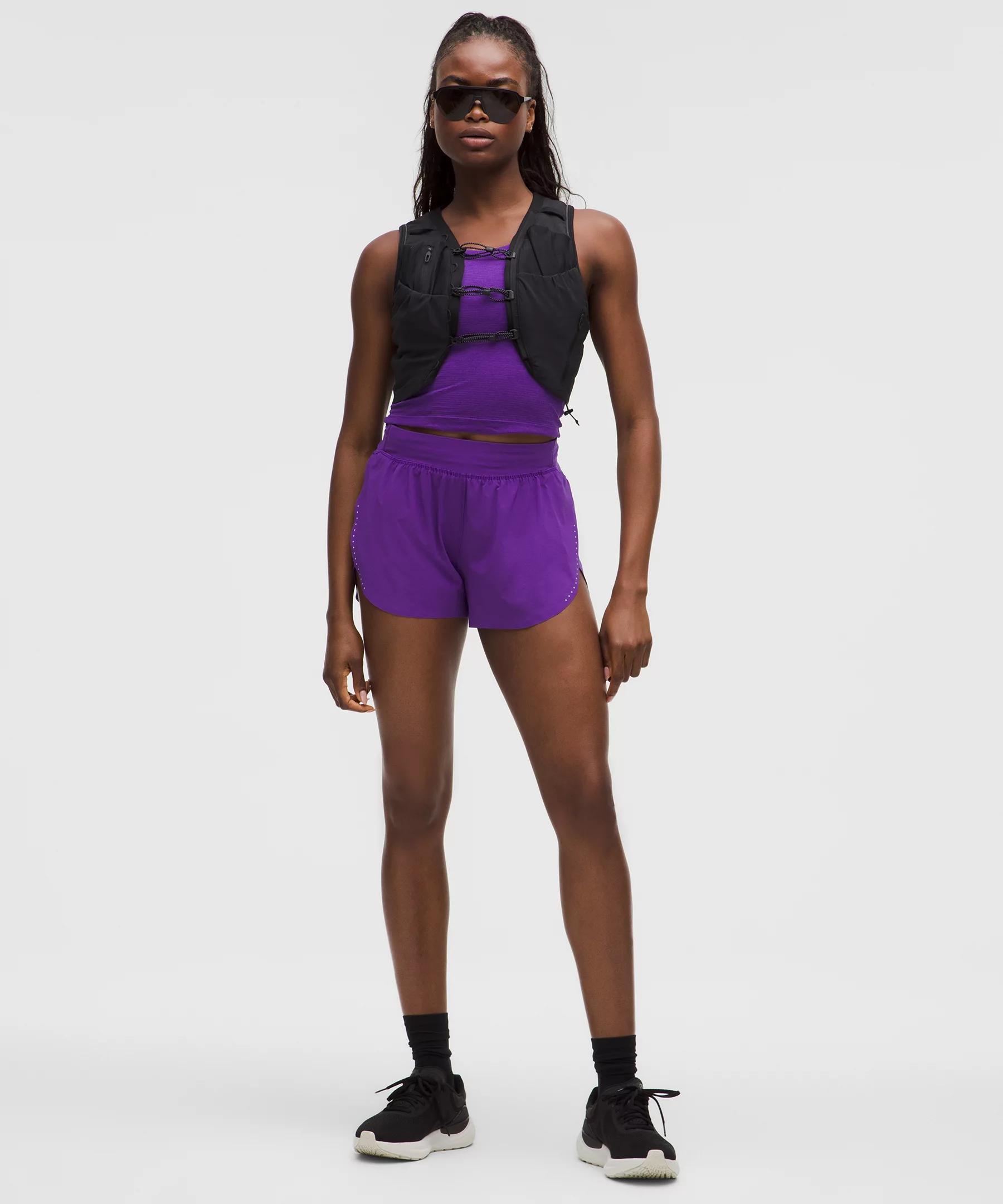 Fast and Free High-Rise Classic-Fit Split Short 3" Product Image