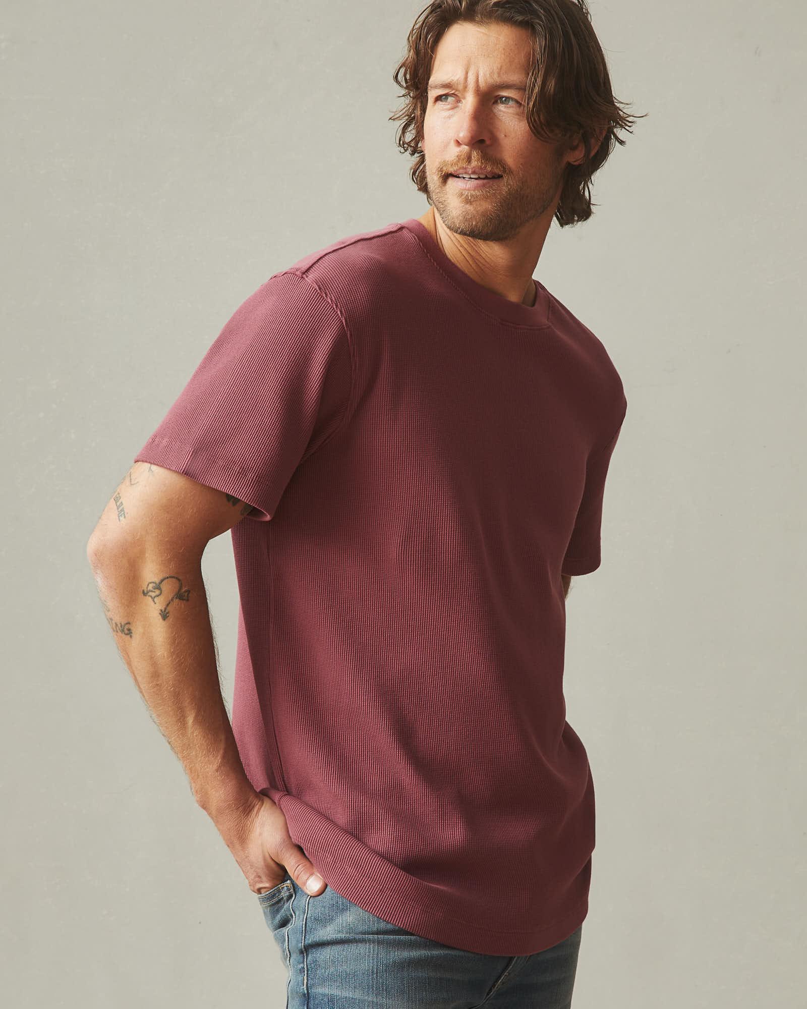Men's Waffle Crew Tee - Wild Ginger Product Image