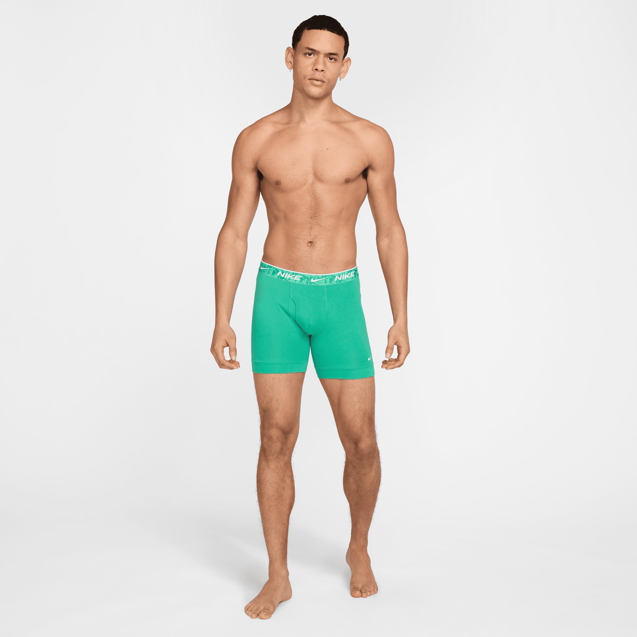 Nike Mens Dri-FIT Essential Cotton Stretch Boxer Briefs (3-Pack) Product Image